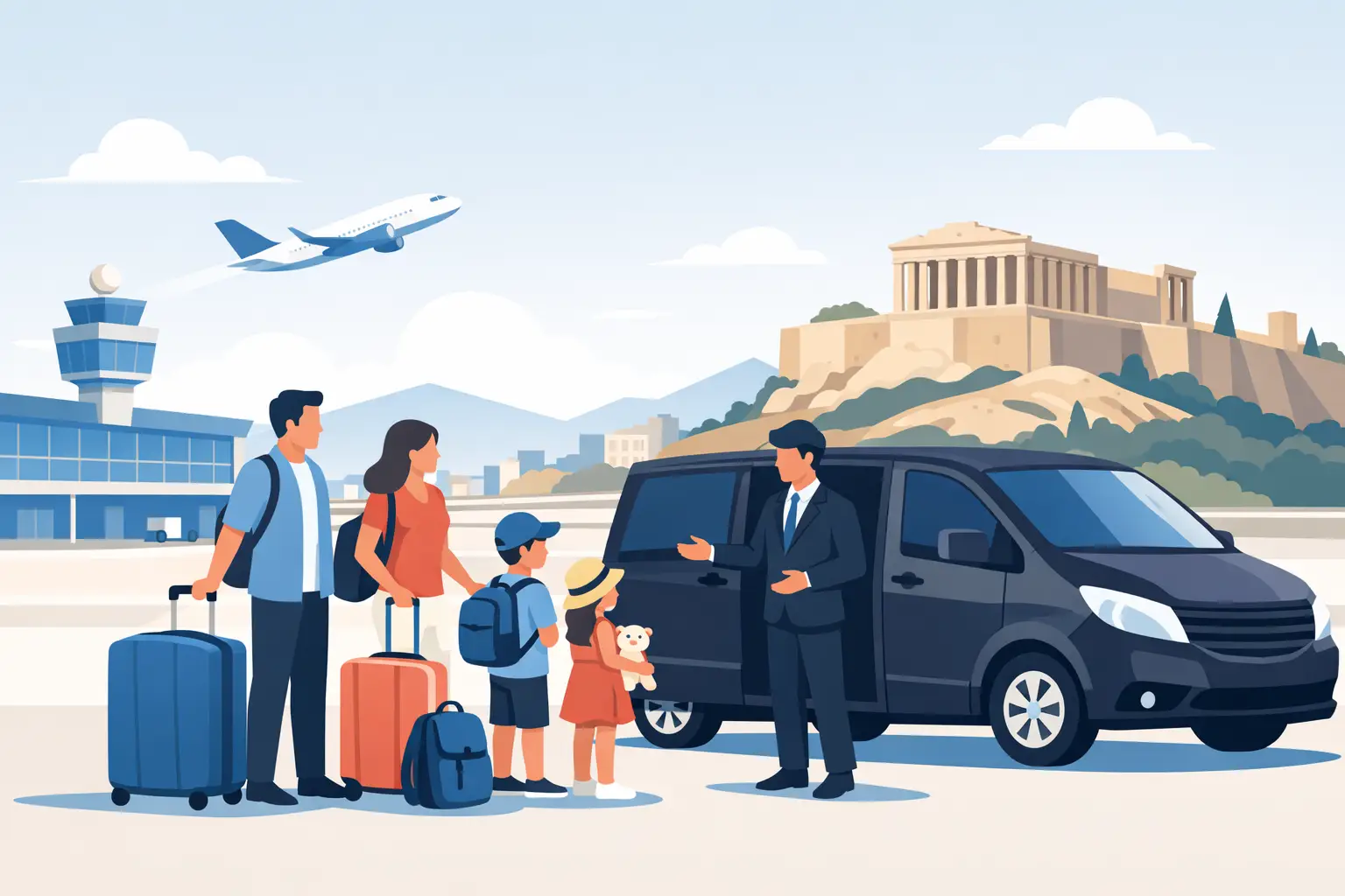 Family Airport Transfer Athens Made Easy