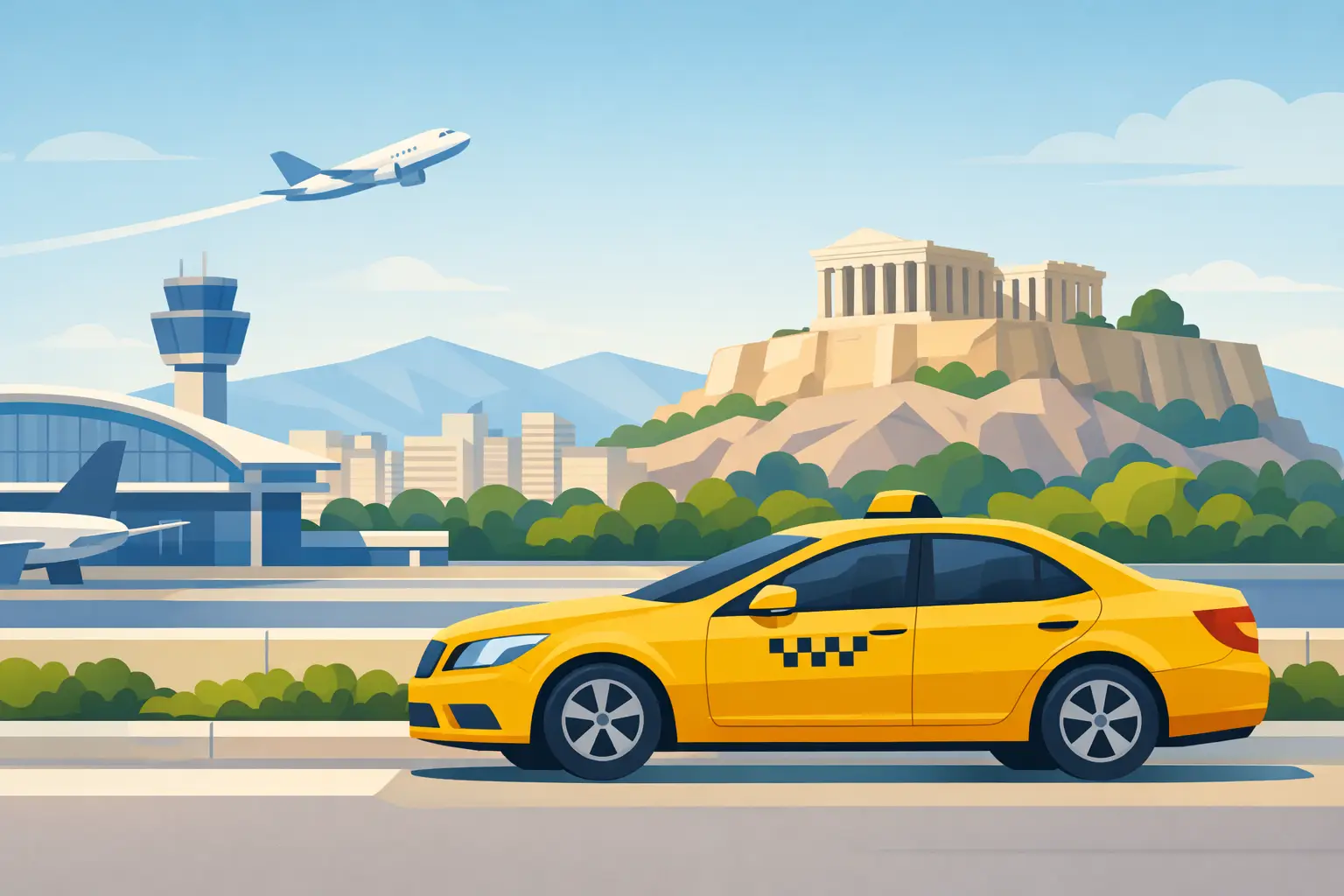 How Much Is a Taxi From Athens Airport?