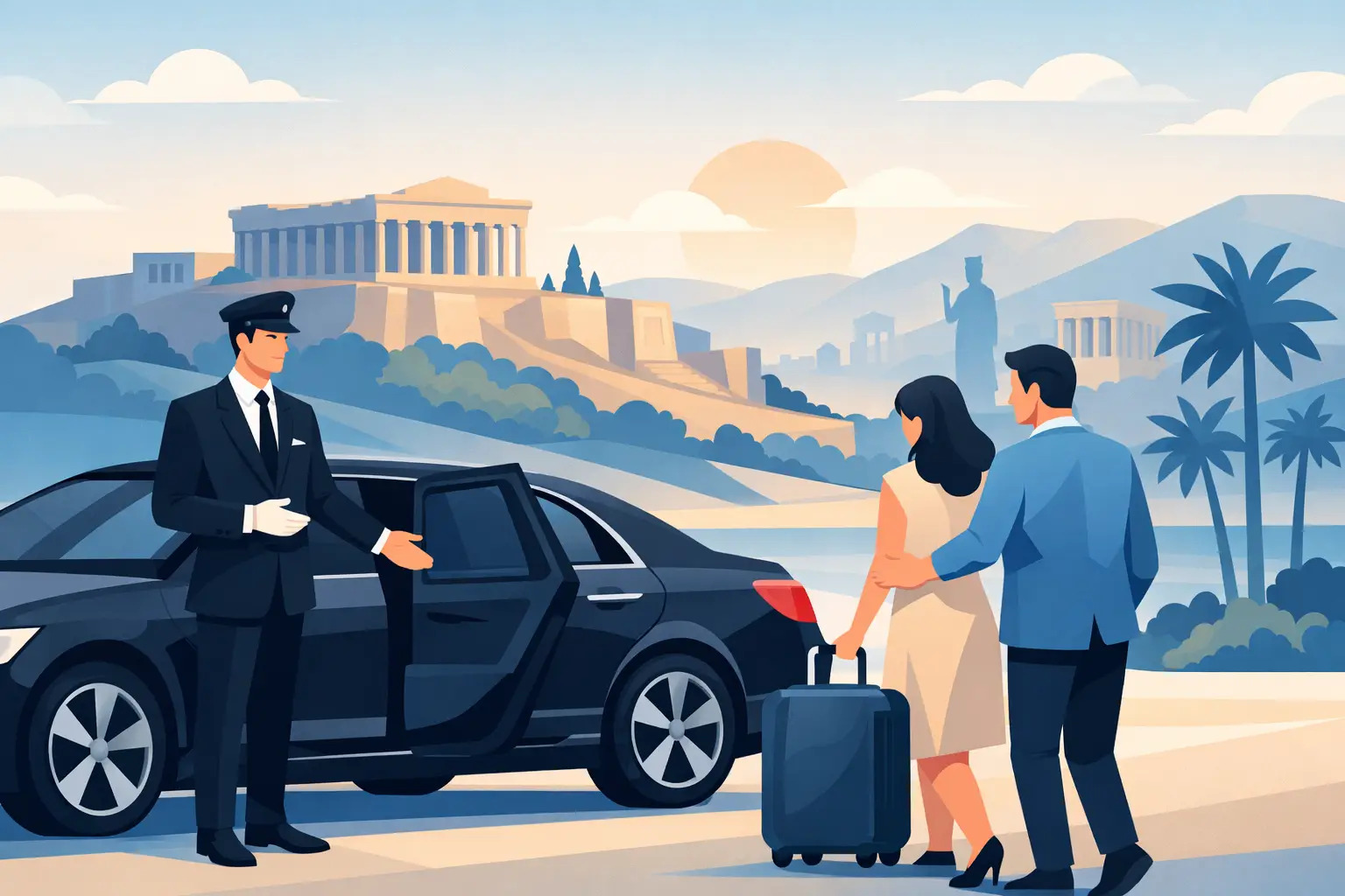 Chauffeur Services in Athens That Put You at Ease