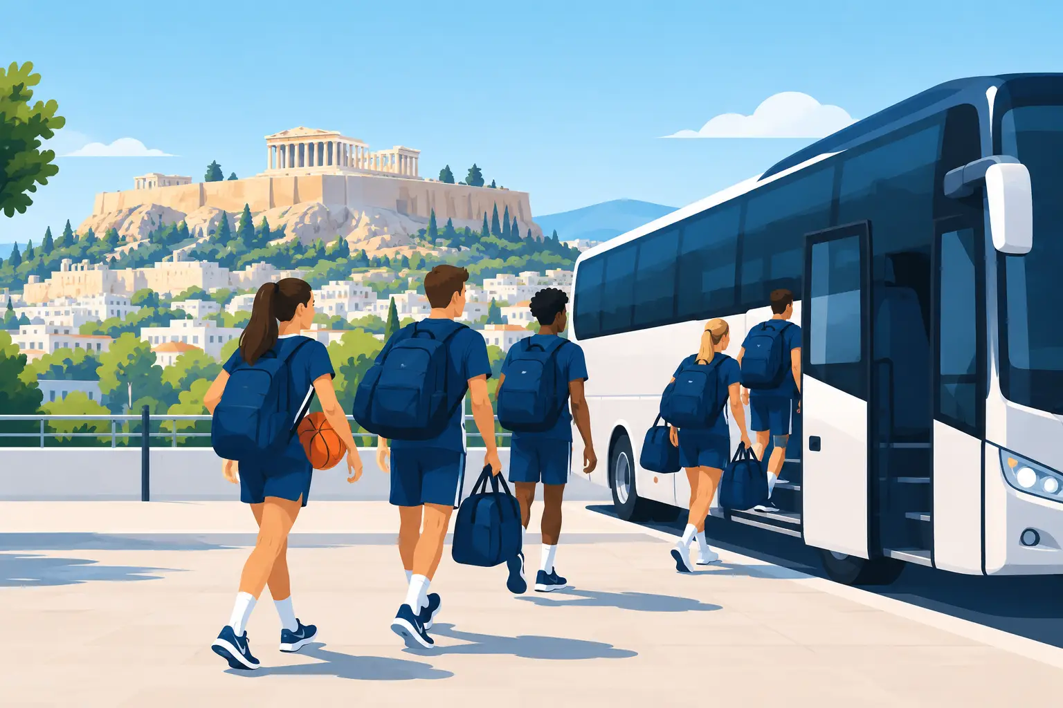 Sports Team Transport in Athens Made Easy